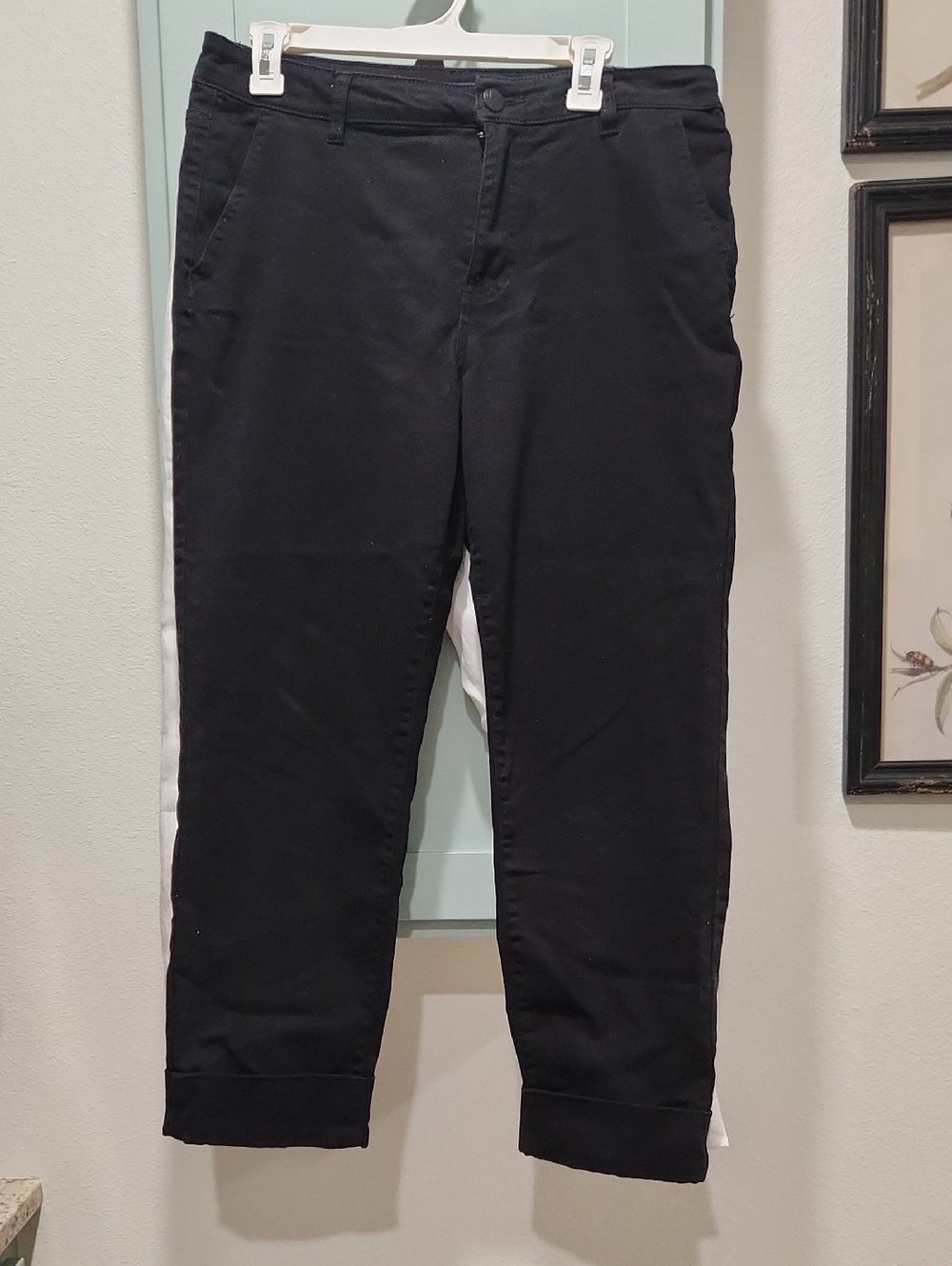 d.jeans Black With Ankle Cuff